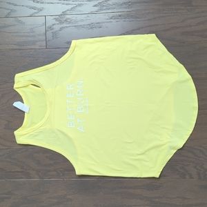 Yellow Burn Boot camp Tank